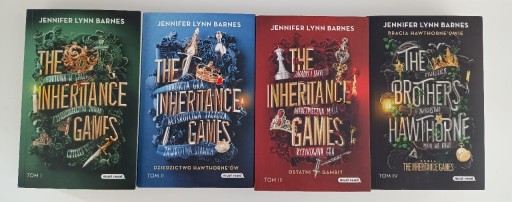 Zdjęcie oferty: The Interitance Games SERIA  Jennifer Lynn-Barnes 