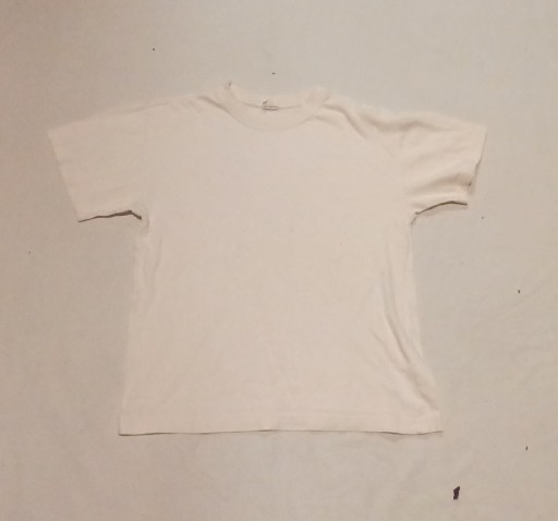 Zdjęcie oferty: Klasyczny biały T-shirt, bawełna, rozmiar 122