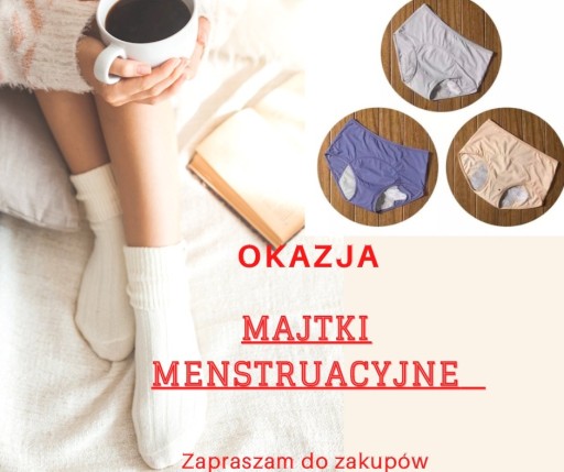 Zdjęcie oferty: Majtki menstruacyjne, majtki popuszczanie moczu 