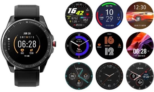 Zdjęcie oferty: NOWY smartwatch jak GT2 |2paski|czarny|50dni|O2