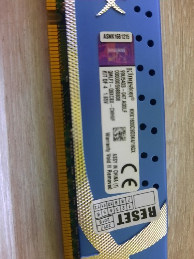 Zdjęcie oferty: RAM Kingston HyperX Genesis 4GB DDR3 1szt