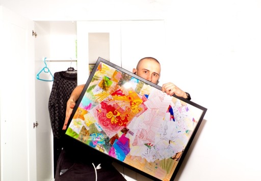 Zdjęcie oferty: Jacek Orzeł OBRAZ ABSTRAKCJA  70 x 50 cm Rękodzieł