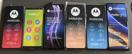 Zdjęcie oferty: Zestaw 6 atrap telefonów Motorola