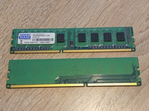 Zdjęcie oferty: DDR3 GoodRam 2GB PC3-12800 CL11 20 szt