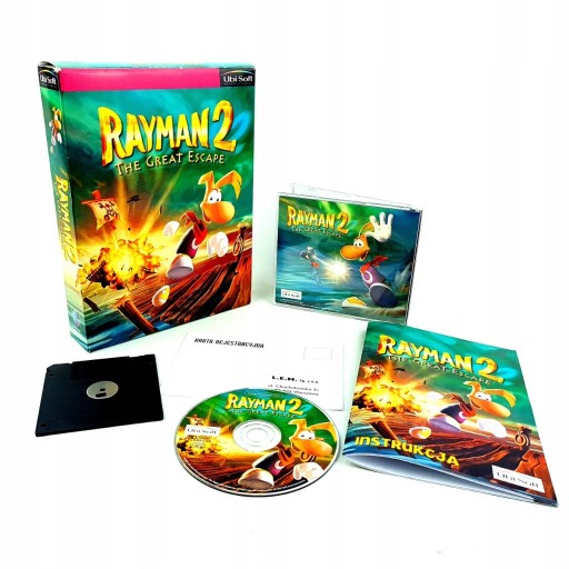 Zdjęcie oferty: RAYMAN 2 II BIG BOX KOLEKCJONERSKI WYDANIE PC PL