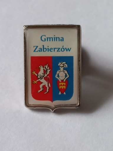 Zdjęcie oferty: Herb gmina Zabierzów przypinka pin odznaka wpinka