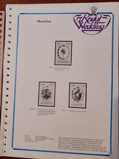 Zdjęcie oferty: Katalog filatelistyczny, ślub Karola i Diany 1982r