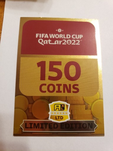 Zdjęcie oferty: Karta FIFA QATAR 2022 limited 150 coin