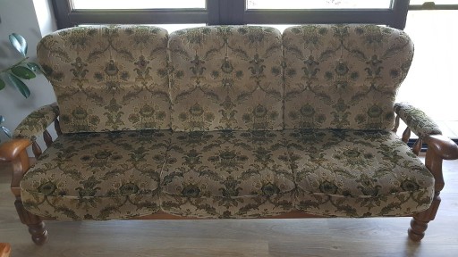 Zdjęcie oferty: Stylowy wypoczynek debowy sofa u fotel 