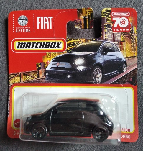 Zdjęcie oferty: MATCHBOX . FIAT 500 TURBO  . autko resorówka