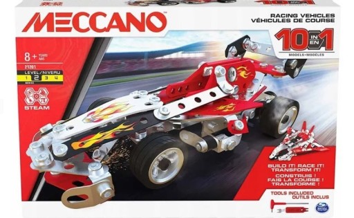 Zdjęcie oferty: Meccano pojazd wyścigowy building kit +8 lat 21201