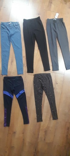 Zdjęcie oferty: Legginsy Reserved Zara 158 dziewczynka x5. 