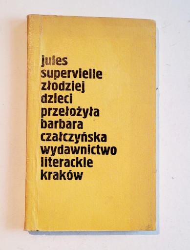 Zdjęcie oferty: Złodziej dzieci - Jules Supervielle