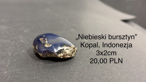 Zdjęcie oferty: Niebieski bursztyn (Kopal) - Indonezja