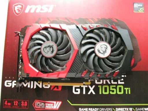 Zdjęcie oferty: Karta Graficzna MSI GTX 1050ti