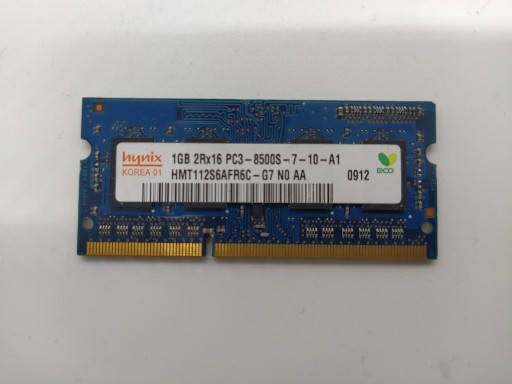 Zdjęcie oferty: Hynix pamięć RAM DDR3 1GB HMT112S6AFR6C-G7