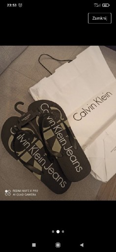 Zdjęcie oferty: Japonki Calvin Klein roz. 42