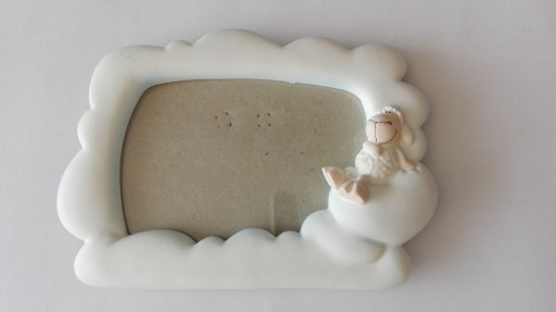Zdjęcie oferty: ramka ceramiczna biała NICI chmurka z owieczką