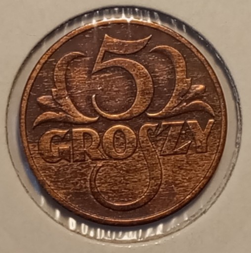Zdjęcie oferty: Moneta 5 groszy 1938 rok