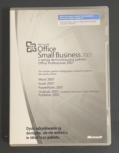 Zdjęcie oferty: Office 2007 Small Business 2007 