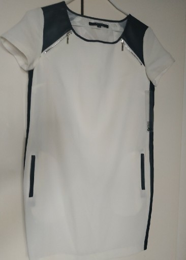 Zdjęcie oferty: Nowa krótka sukienka Reserved 34 XS ecru biała