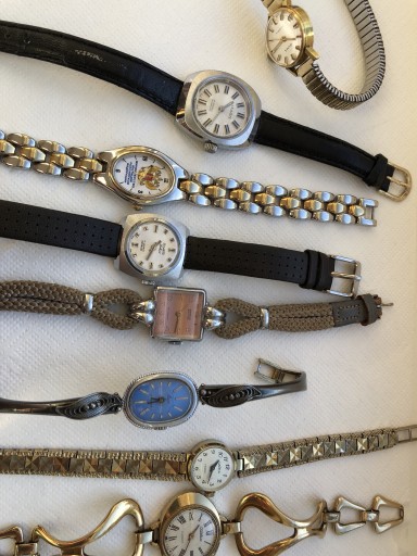 Zdjęcie oferty: Zestaw damskich zegarków.