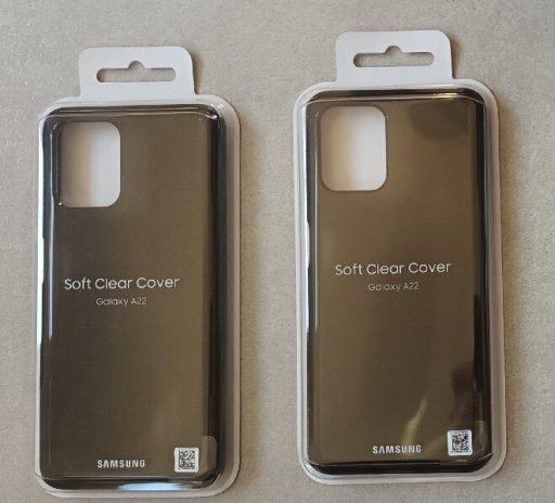 Zdjęcie oferty: Soft clear cover samsung a22 4g  czarna obudowa