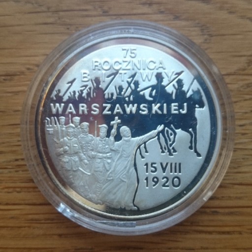 Zdjęcie oferty: 75 Rocznica Bitwy Warszawskiej. Moneta 20 zł 1995