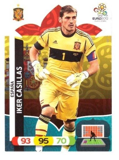 Zdjęcie oferty: PANINI EURO 2012 IKER CASILLAS HISZPANIA