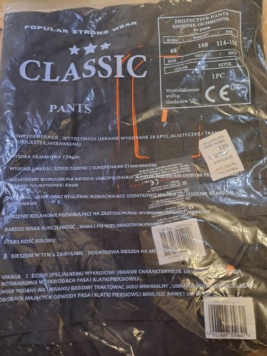 Zdjęcie oferty: Komplet odzieży roboczej Classic 60 rozmiar