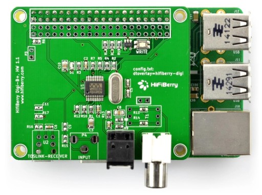 Zdjęcie oferty: Raspberry Pi3 HiFiBerry Digi+ pro