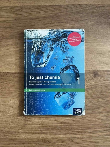 Zdjęcie oferty: Podręcznik książka To jest chemia 1 Nowa era