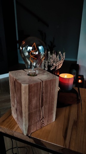 Zdjęcie oferty: Lampa LOFT -Lite drewno