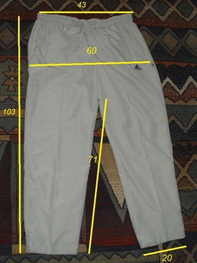Zdjęcie oferty: Spodnie dresowe ADIDAS rozm. LX męskie/damskie