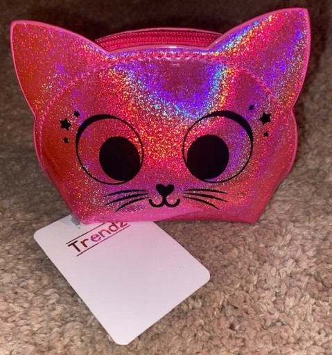 Zdjęcie oferty: Portfelik kotek różowy syreni blask 