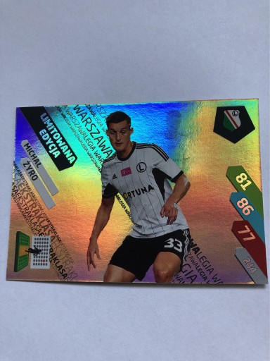 Zdjęcie oferty: Karta panini Michał Żyro Legia Warszawa limited