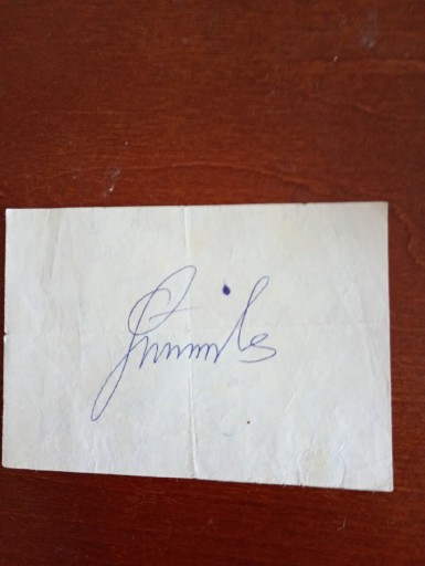 Zdjęcie oferty: Sprzedam autograf Wl. Zmudy
