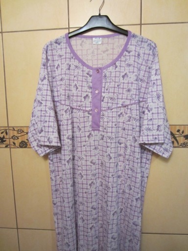 Zdjęcie oferty: koszula nocna fioletowa 100%bawełny