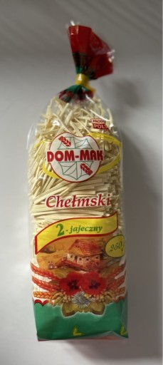 Zdjęcie oferty: Makaron 2 jajeczny chełmski DOM-MAK krajanka