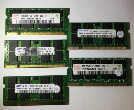 Zdjęcie oferty: 2GB DDR2 667MHz 5300 1szt.