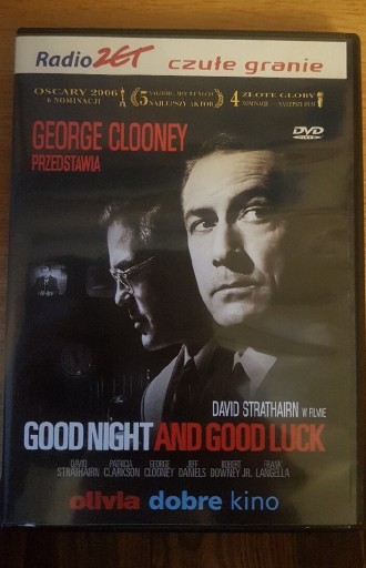 Zdjęcie oferty: GOOD NIGHT AND GOOD LUCK - film DVD