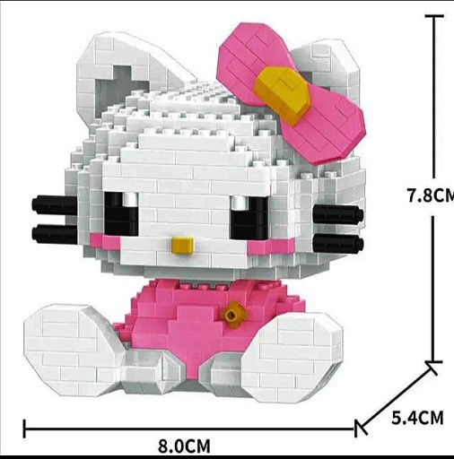 Zdjęcie oferty: DUŻA FIGURKA Hello Kitty 382pcs alternative klocki
