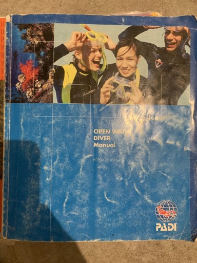 Zdjęcie oferty: Padu Open Walter Diver Nanual po polsku podręcznik 