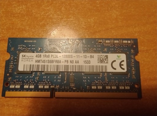 Zdjęcie oferty: Pamieć do laptopa SK Hynix 4GB DDR3L