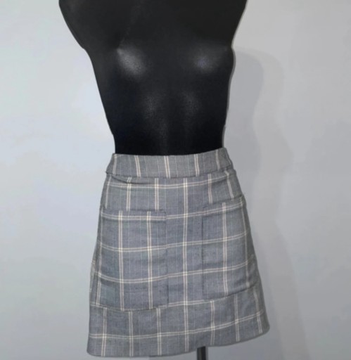 Zdjęcie oferty: Szara spódnica spódniczka w kratę