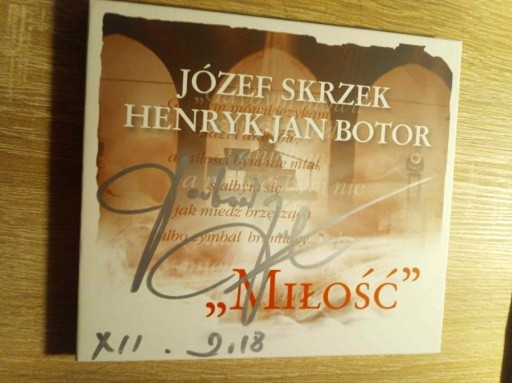 Zdjęcie oferty: Józef Skrzek Henryk Jan Botor Miłość