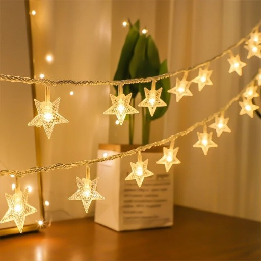 Zdjęcie oferty: Gwiazda LED łańcuchy świetlne świąteczne USB