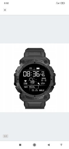 Zdjęcie oferty: Inteligentny zegarek sportowy, przypomnienie.