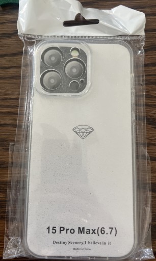 Zdjęcie oferty: iPhone 15 Pro Max clear z drobinkami 