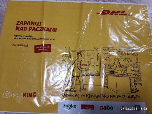 Zdjęcie oferty: Foliopaki DHL 40x60 cm (280 sztuk)